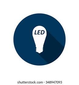 LED lamp icon