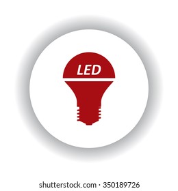 LED lamp icon