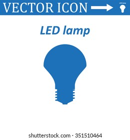 LED lamp icon
