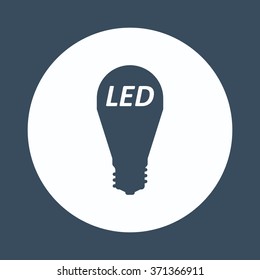 LED lamp icon