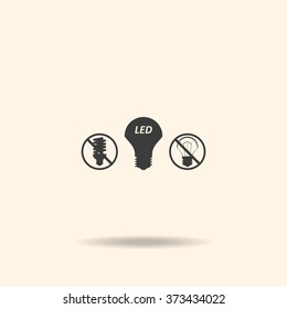LED lamp Icon