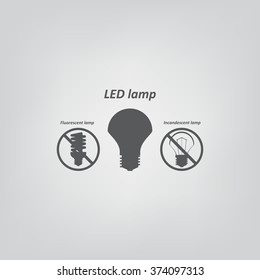 LED lamp Icon