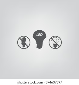 LED lamp Icon