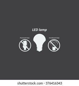 LED lamp Icon
