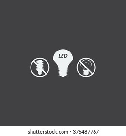 LED lamp Icon