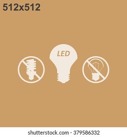 LED lamp Icon