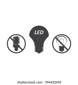 LED lamp Icon