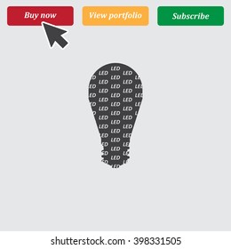 LED lamp Icon