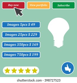 LED lamp Icon