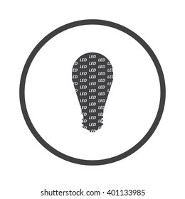 LED lamp Icon