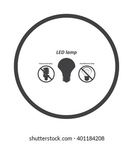 LED lamp Icon