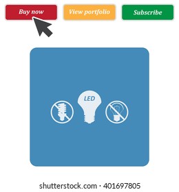 LED lamp Icon