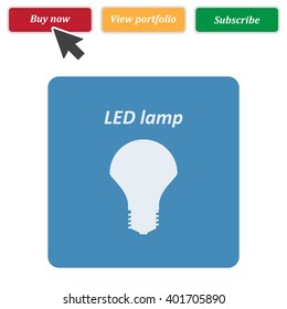 LED lamp Icon