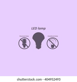 LED lamp Icon