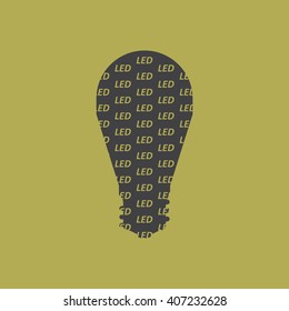 LED lamp Icon