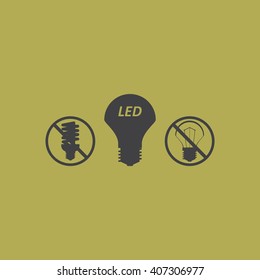 LED lamp Icon