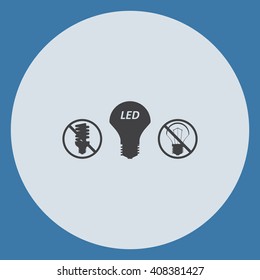 LED lamp Icon