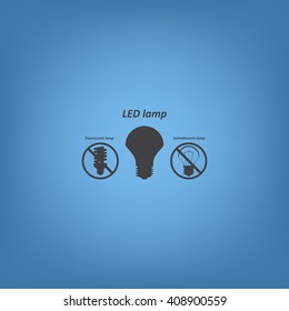 LED lamp Icon