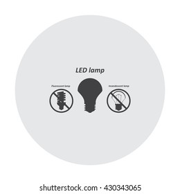 LED lamp Icon