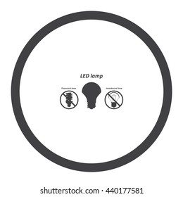 LED lamp Icon