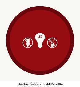 LED lamp Icon