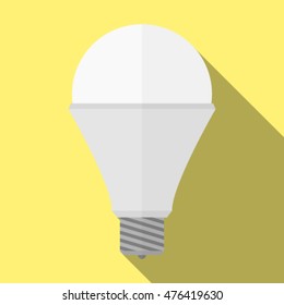 LED lamp icon vector