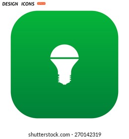 LED lamp . icon. vector design