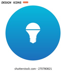 LED lamp . icon. vector design