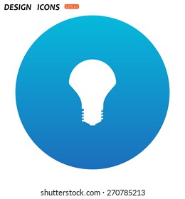 LED lamp. icon. vector design