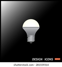 LED lamp. icon. vector design