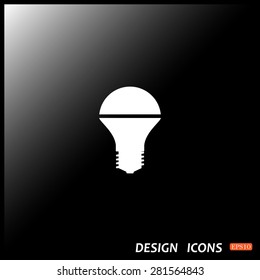 LED lamp. icon. vector design