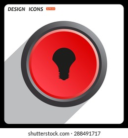 LED lamp. icon. vector design