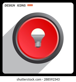 LED lamp . icon. vector design
