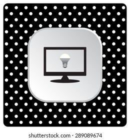 LED lamp . icon. vector design