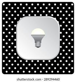 LED lamp . icon. vector design