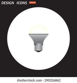 LED lamp . icon. vector design