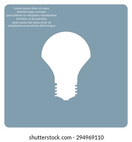 LED lamp. icon. vector design