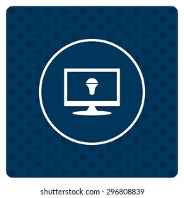 LED lamp . icon. vector design