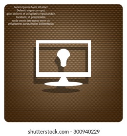 LED lamp. icon. vector design