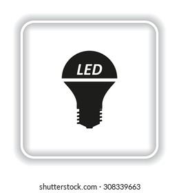 LED lamp . icon. vector design