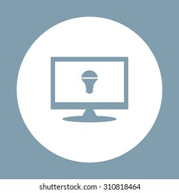 LED lamp . icon. vector design
