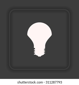 LED lamp. icon. vector design