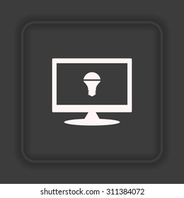 LED lamp . icon. vector design