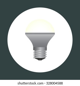 LED lamp . icon. vector design