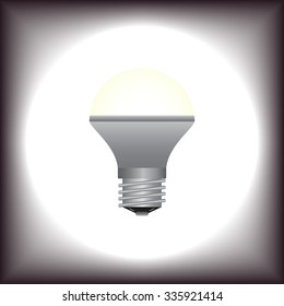 LED lamp . icon. vector design