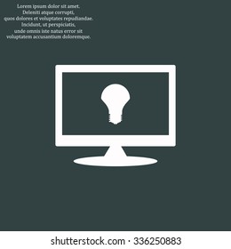 LED lamp. icon. vector design