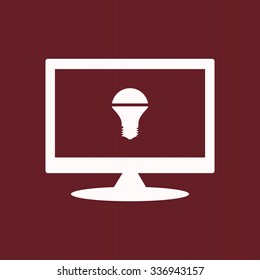 LED lamp . icon. vector design