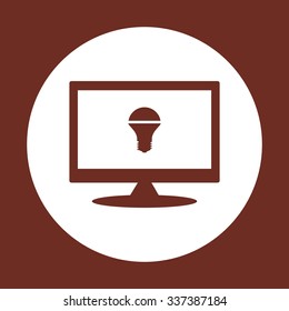 LED lamp . icon. vector design