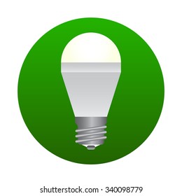 LED lamp . icon. vector design