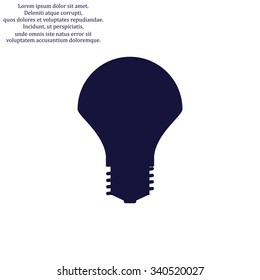LED lamp. icon. vector design